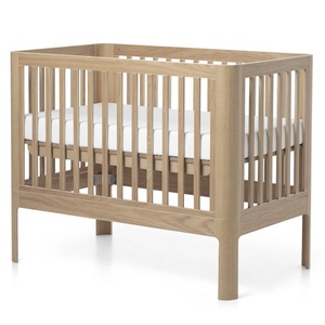 Lit bébé évolutif 70x120cm NOVA Flexa Oak clear lacq.