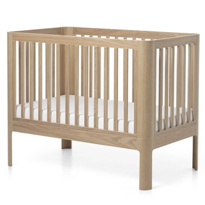 Lit bébé évolutif 70x120cm NOVA Flexa Oak clear lacq.