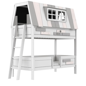 Lit cabane superposés 90x200cm DELUXE HANG OUT Lifetime blanc