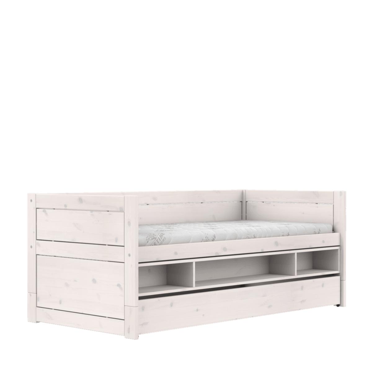 Lit cabine avec rangement-tiroir 90x200cm DELUXE Lifetime blanchi