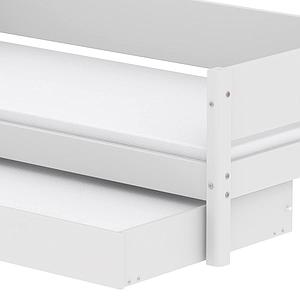 Lit enfant simple 90x200cm lit gigogne WHITE Flexa blanc
