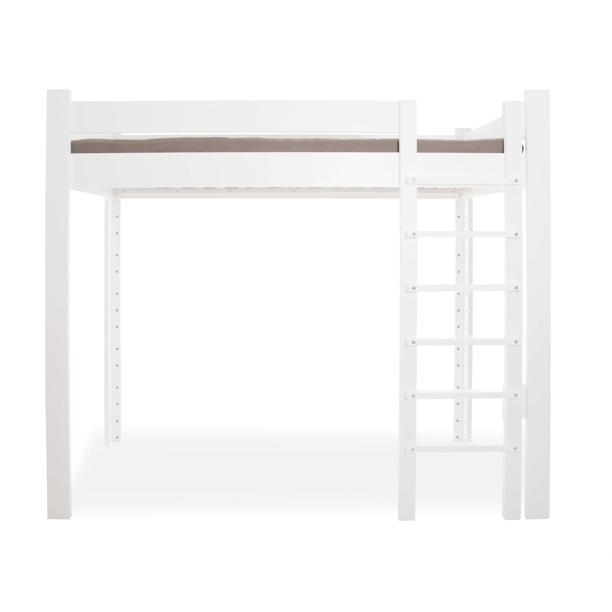 Lit évolutif 90x200cm 7 en 1 échelle frontale DESTYLE de Breuyn laqué blanc