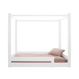 Lit évolutif 90x200cm 7 en 1 échelle frontale DESTYLE de Breuyn laqué blanc