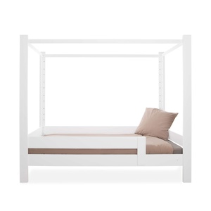 Lit évolutif 90x200cm 7 en 1 échelle frontale DESTYLE de Breuyn laqué blanc