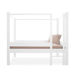 Lit évolutif 90x200cm 7 en 1 échelle frontale DESTYLE de Breuyn laqué blanc
