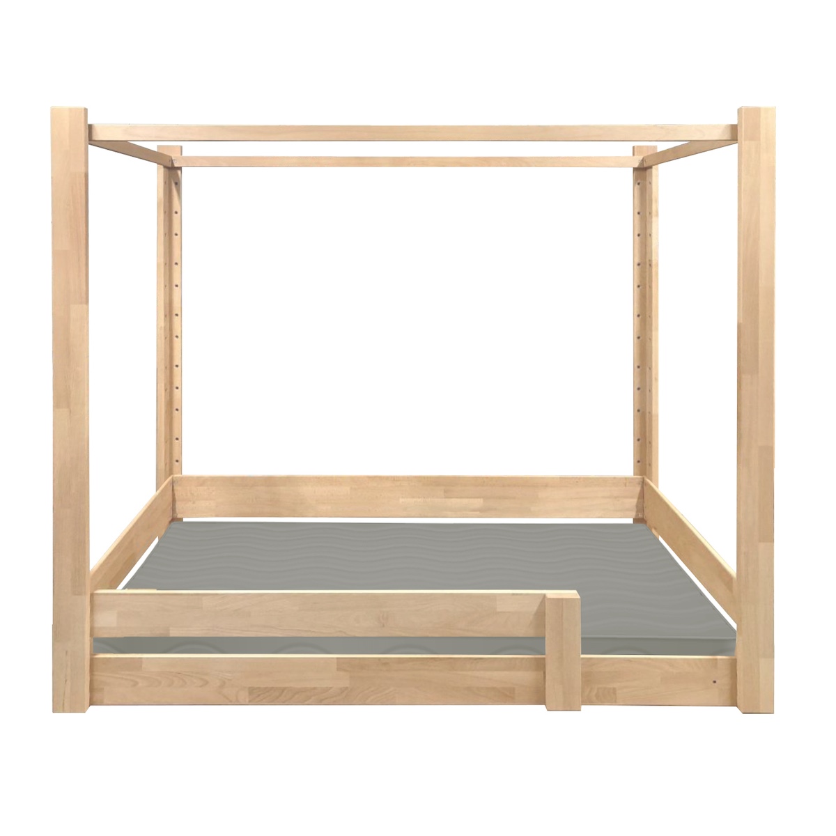 Lit évolutif 90x200cm 7 en 1 échelle frontale DESTYLE de Breuyn naturel