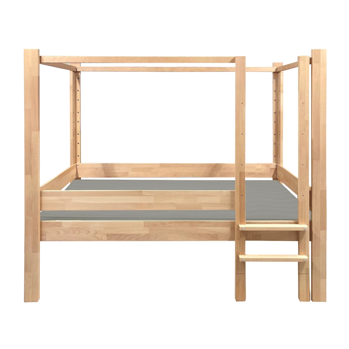 Lit évolutif 90x200cm 7 en 1 échelle frontale DESTYLE de Breuyn naturel