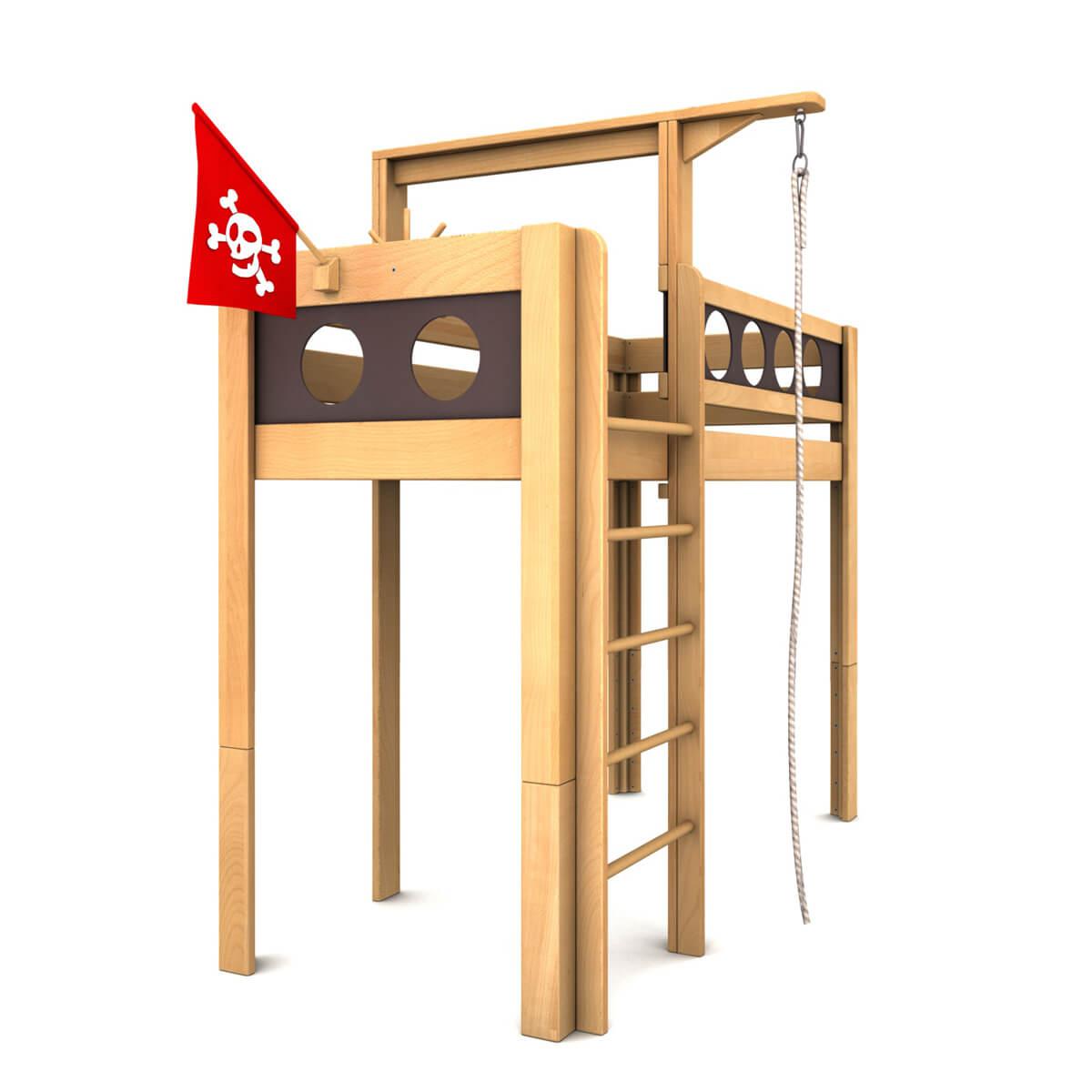 abitare | Lit évolutif superposé 90x200cm Pirate abitare | Lit évolutif superposé 90x200cm Pirate