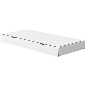 Lit gigogne roulettes-pieds 90x200cm WHITE Flexa blanc