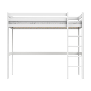 Lit haut 90x200cm ELEMENTS Lifetime blanc