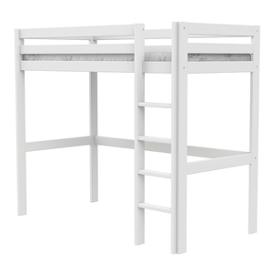 Lit haut 90x200cm ELEMENTS Lifetime blanc