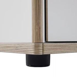 Lit individuel 140x200cm 2 tiroirs SPAZE Müller Small Living blanc