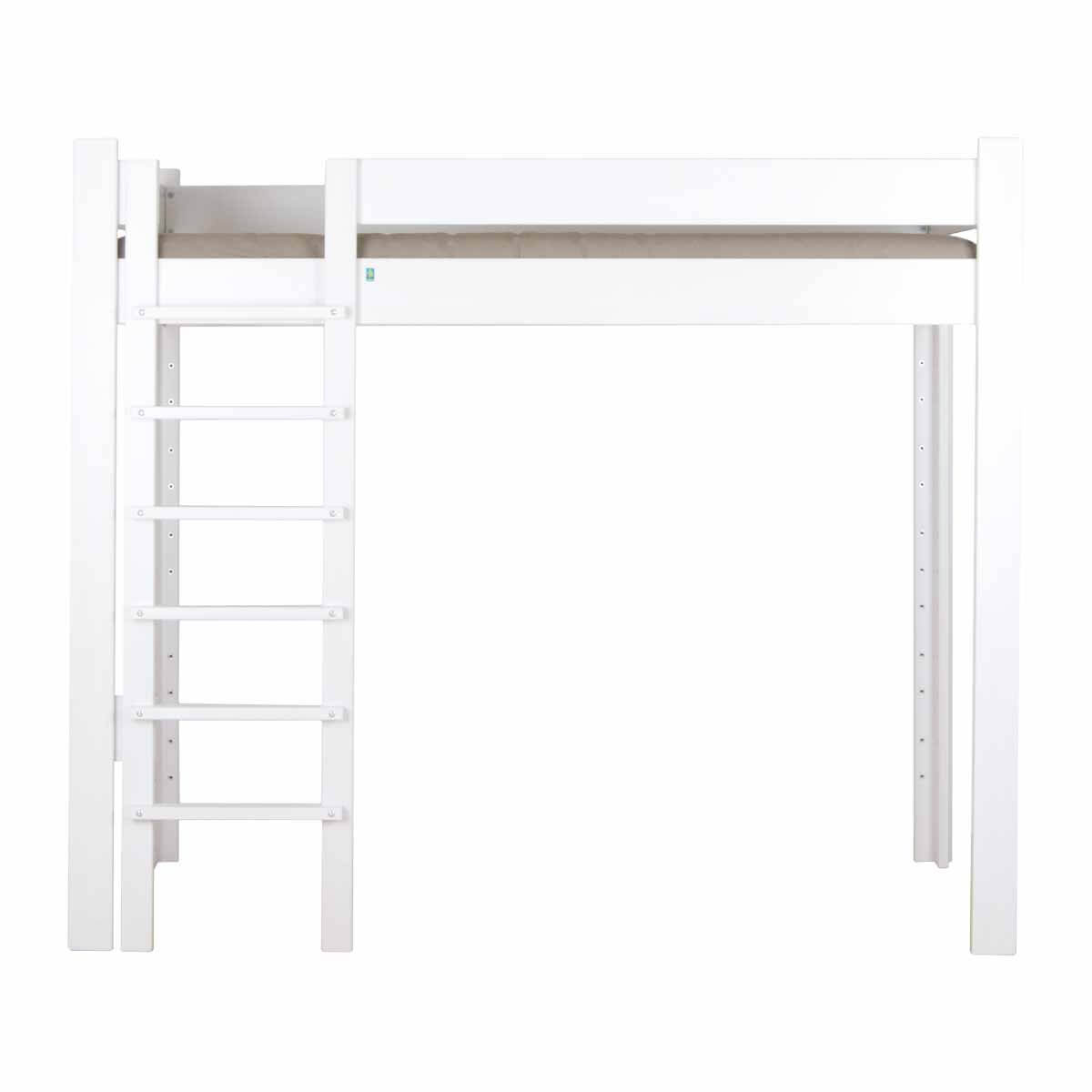 Lit mezzanine 90x200cm DESTYLE de Breuyn blanchi