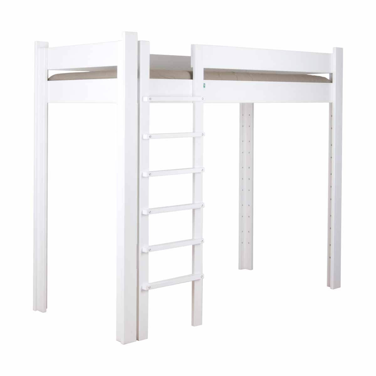 Lit mezzanine 90x200cm DESTYLE de Breuyn blanchi
