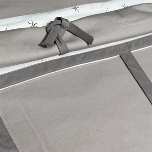 Lit mezzanine cabane KASVA textiles Viena grey