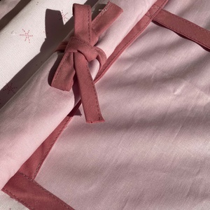 Lit mezzanine cabane KASVA textiles Viena pink