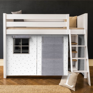 Lit mezzanine KASVA textiles Bobble grey