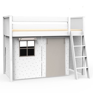Lit mezzanine KASVA textiles Viena grey