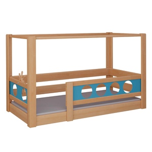 Lit Pirate baldaquin DELUXE de Breuyn naturel-bleu