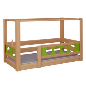 Lit Pirate baldaquin DELUXE de Breuyn naturel-vert
