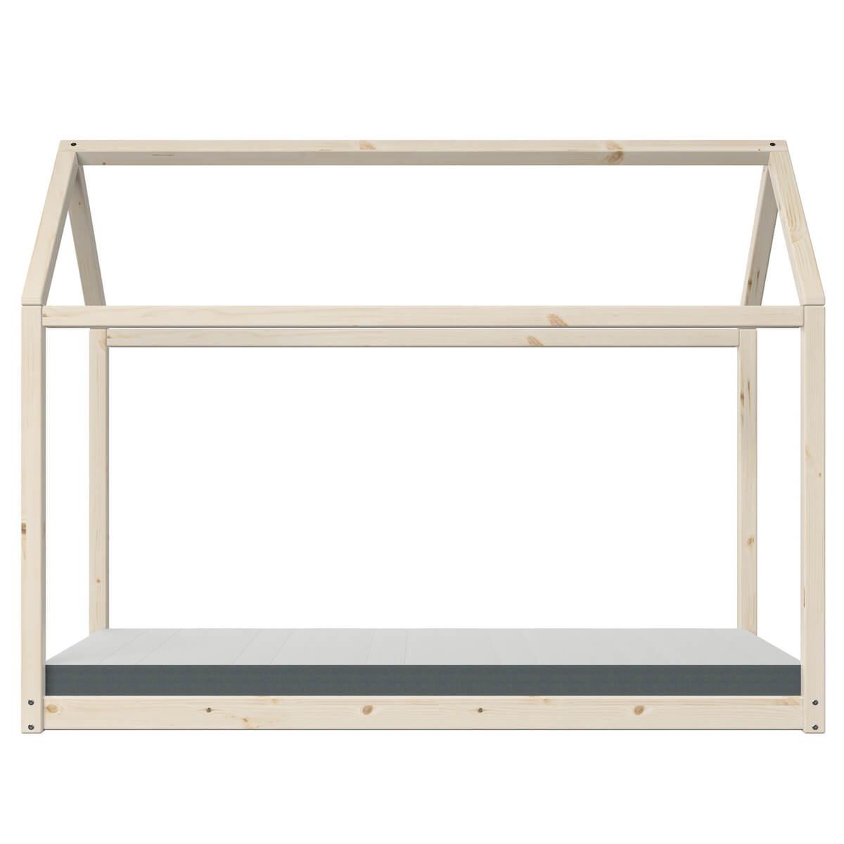 Lit simple 200x90cm COTTAGE Flexa nature
