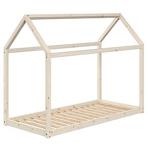 Lit simple 200x90cm COTTAGE Flexa nature