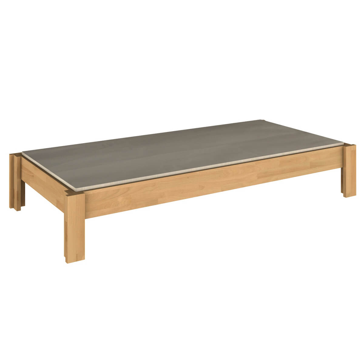 Lit simple 90x200cm DESTYLE de Breuyn naturel
