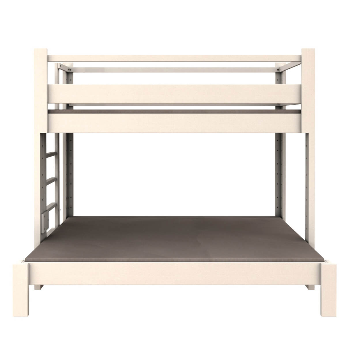Lit superposé Twin-over-full 90+140x200cm DESTYLE de Breuyn blanchi