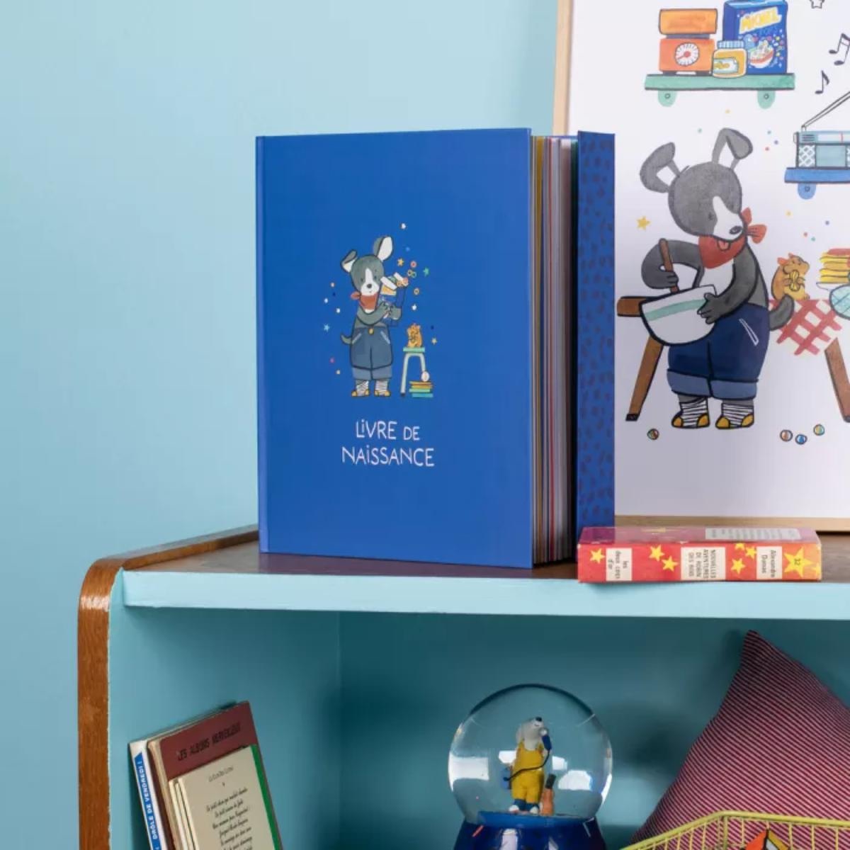Livre de naissance Puce & Pilou (80 pages) Moulin Roty