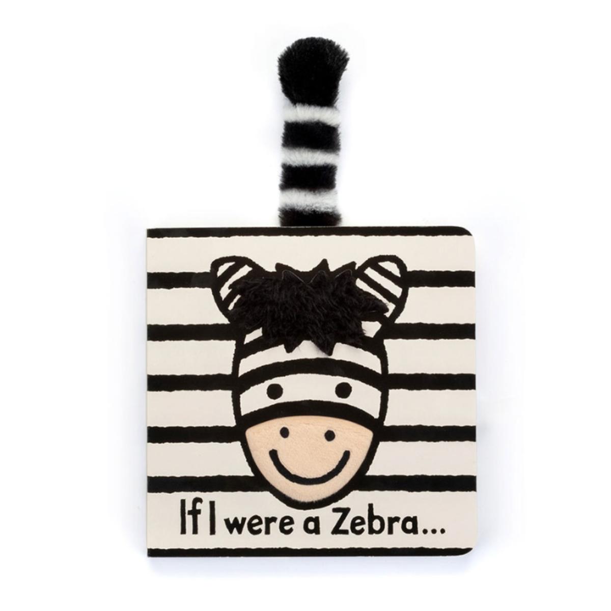 Livre If I were a Zebra Board Book Jellycat