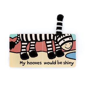 Livre If I were a Zebra Board Book Jellycat