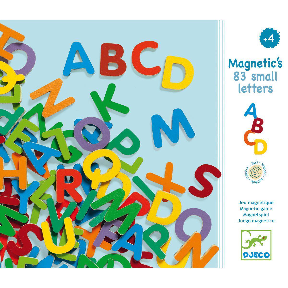 Magnets bois 83 SMALL LETTERS Djeco