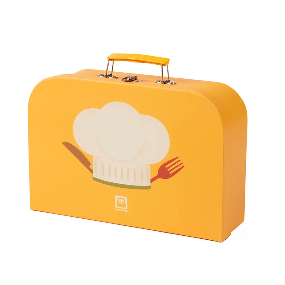 Mallette de jouets professionnelle avec 26 accessoires de chef Eurekakids