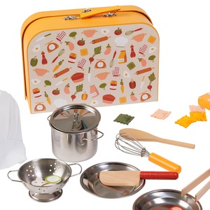Mallette de jouets professionnelle avec 26 accessoires de chef Eurekakids