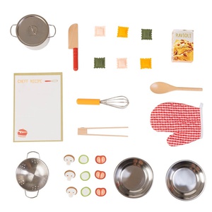 Mallette de jouets professionnelle avec 26 accessoires de chef Eurekakids