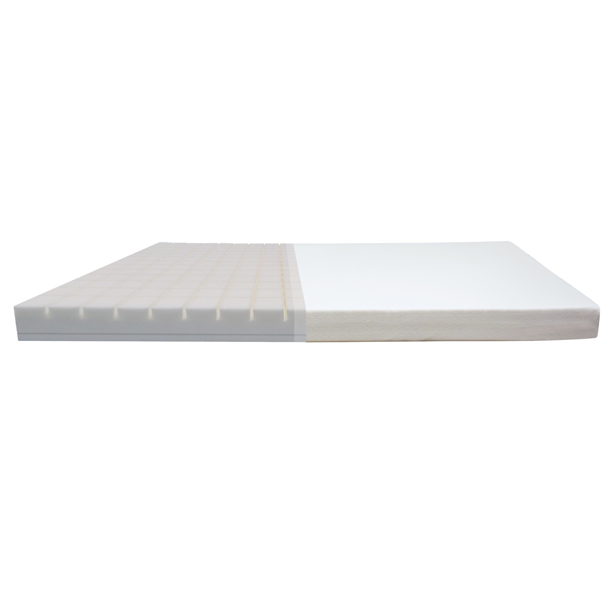 Matelas 140x200cm mousse + housse coton Flexa