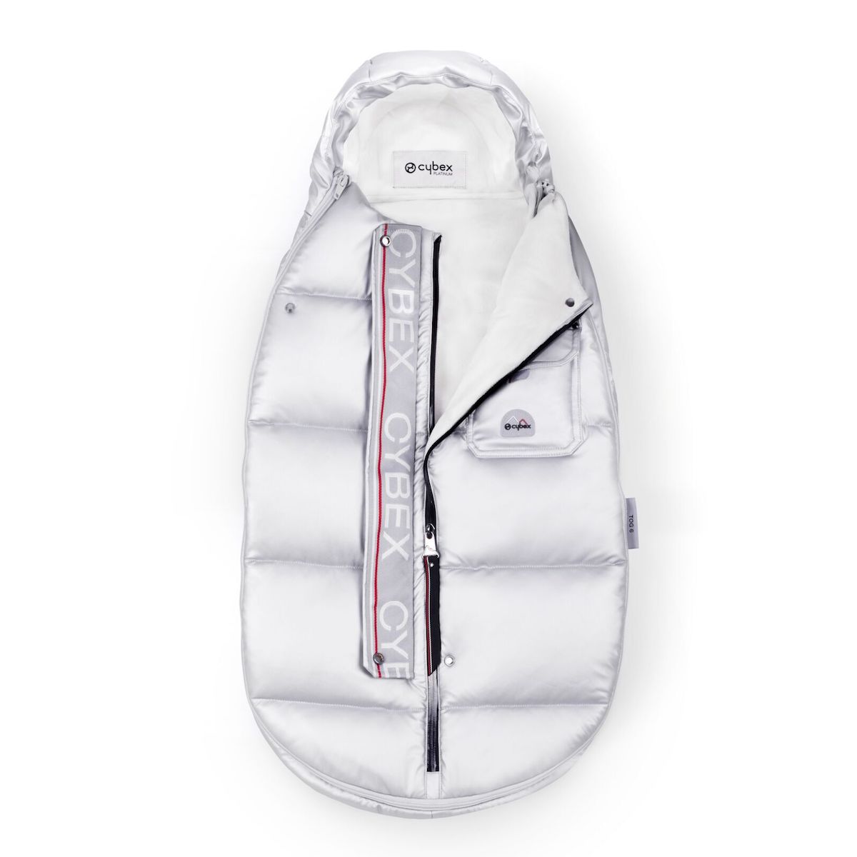 Mini chancelière Platinum hiver Arctic Silver Cybex silver