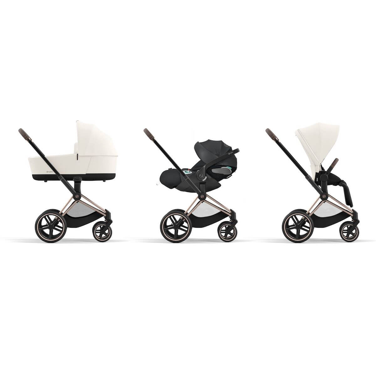 Nacelle de luxe PRIAM Cybex Off White
