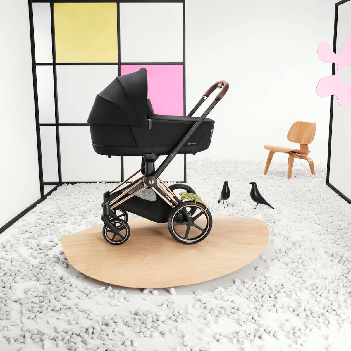 Nacelle de luxe PRIAM Cybex Sepia Black