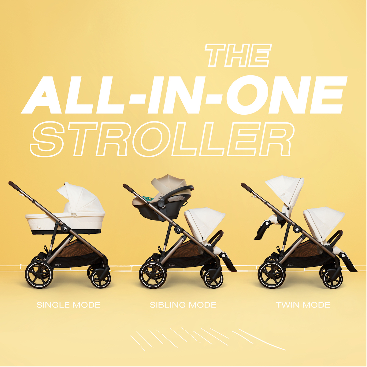 Nacelle GAZELLE S Cybex Seashell Beige
