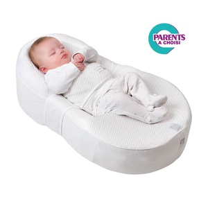 Nid ergonomique-un drap 10º COCOONABABY Redcastle fleur de coton-blanc