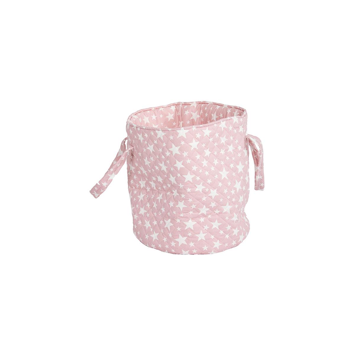 Panier à jouets enfant ÉTOILE ROSE Abitare Kids