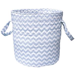 Panier à jouets enfant ZIG ZAG Abitare Kids bleu clair