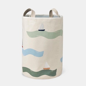 Panier de rangement brodé 50x35cm BRISE Dear April Big Waves