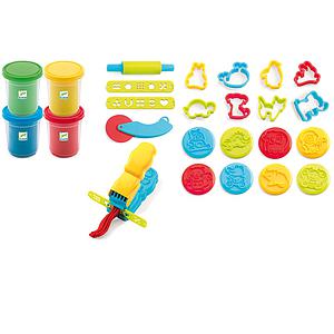 Pâte à modeler et 21 outils Djeco
