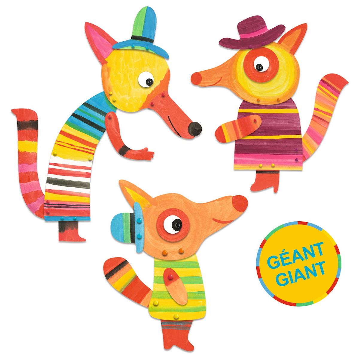 Peinture LA FAMILLE RENARD Djeco