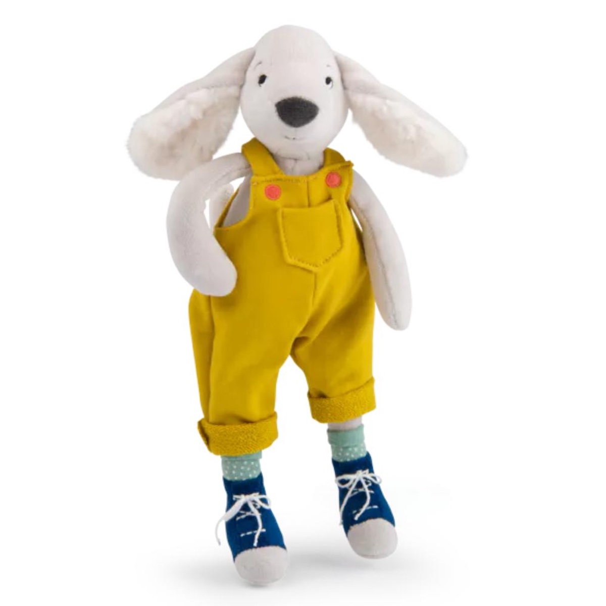Peluche chien Pilou jaune Puce & Pilou Moulin Roty
