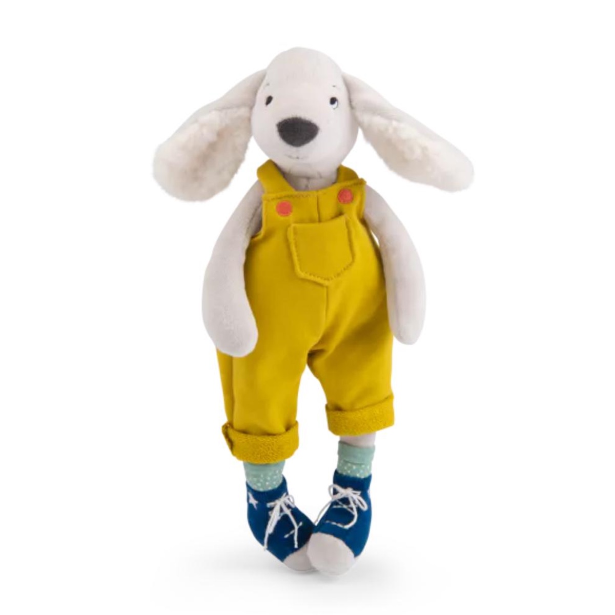Peluche chien Pilou jaune Puce & Pilou Moulin Roty