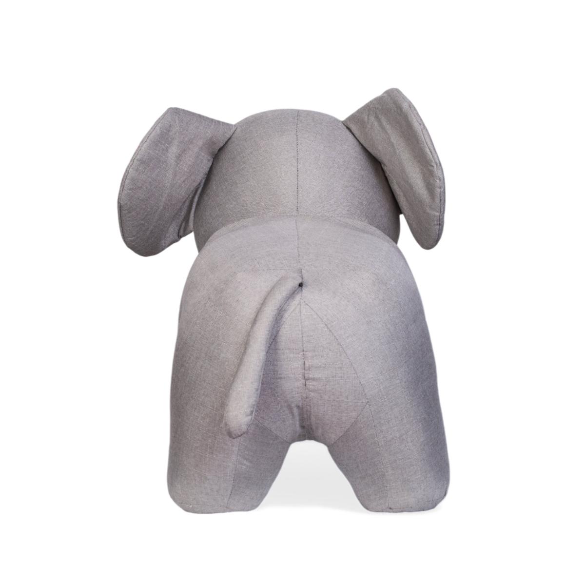 Peluche-pouf ELEPHANT linen grey Childhome