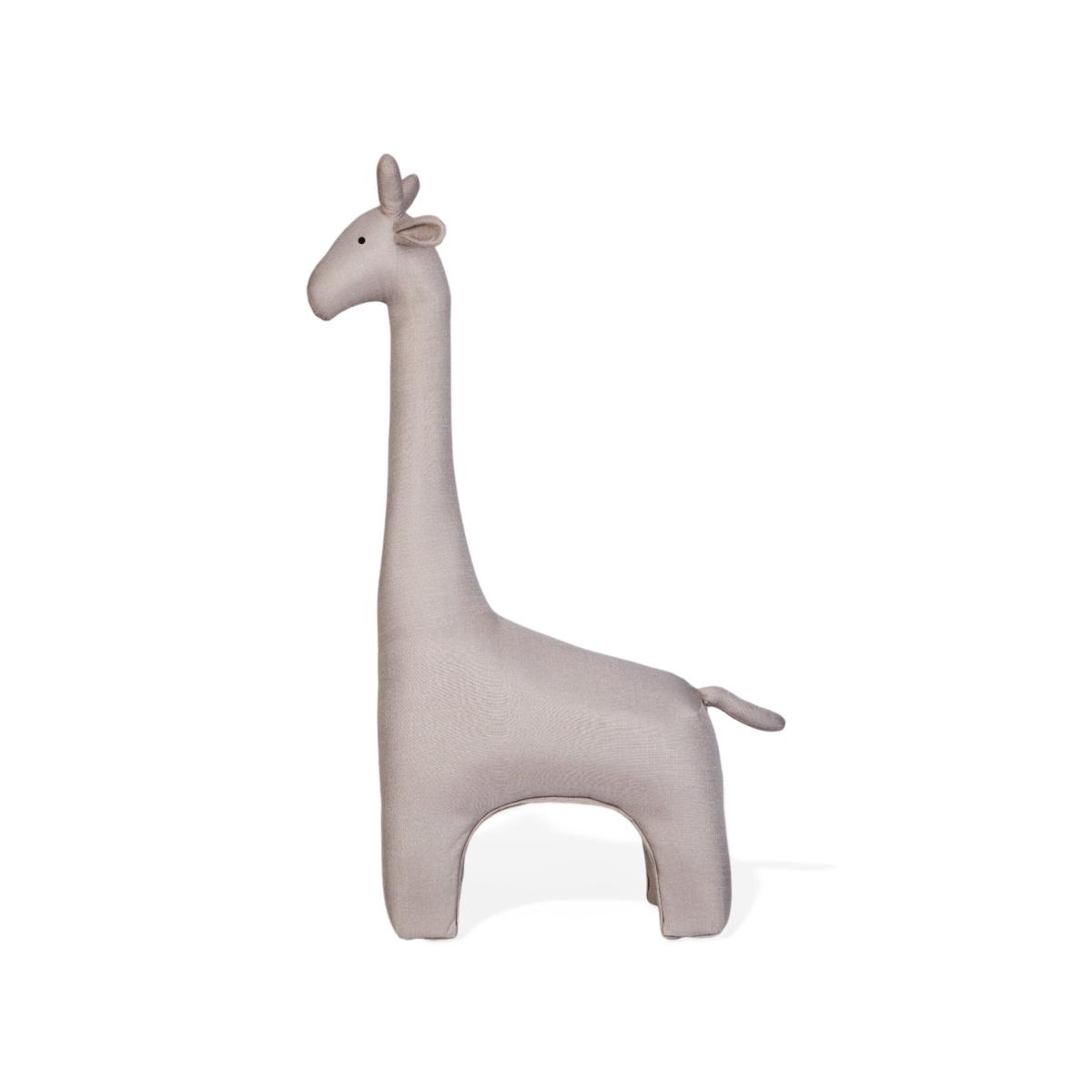 Peluche-pouf GIRAFE Linen beige Childhome